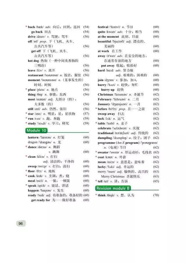 2020秋外研社版英语七年级上册电子课本(可打印)