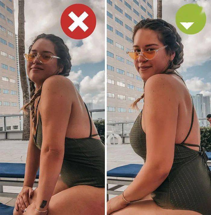 ins|换个姿势轻10斤?!ins网红pose对比照爆火,网友:不上镜的原因找到了
