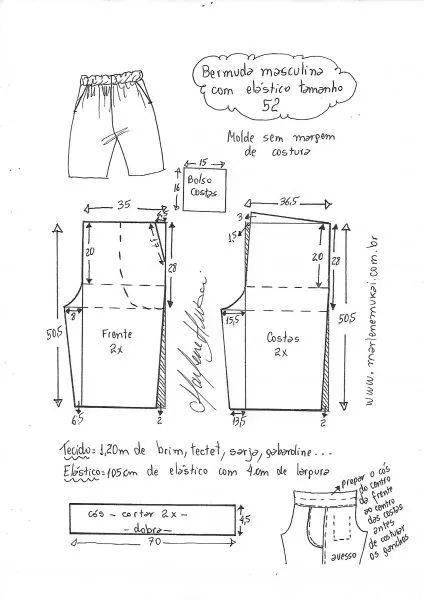 男士|图纸丨专为舒适而生的男士短裤