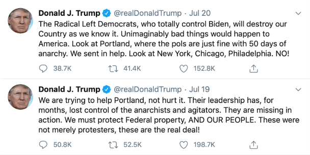 美国|特朗普要派联邦执法人员进入美国城市“镇暴”，他有权这么做吗？