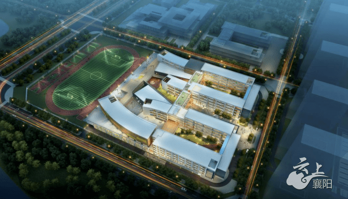 效果图) 东津新区(经开区)管委会表示 襄阳五中华侨城实验中学 现在