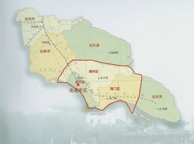 上海北大门沪通第一站南通行政区划大调整大机遇之下启东未来可期