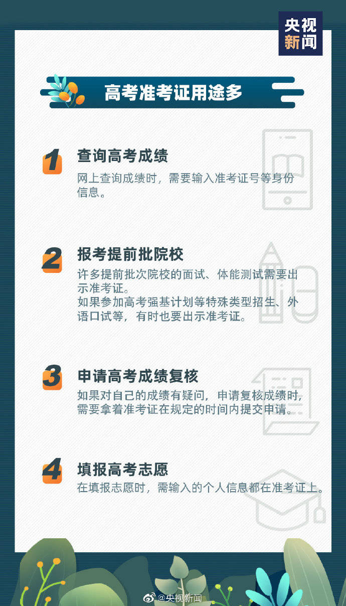 时间表|详细时间表来啦！转！祝福考生！