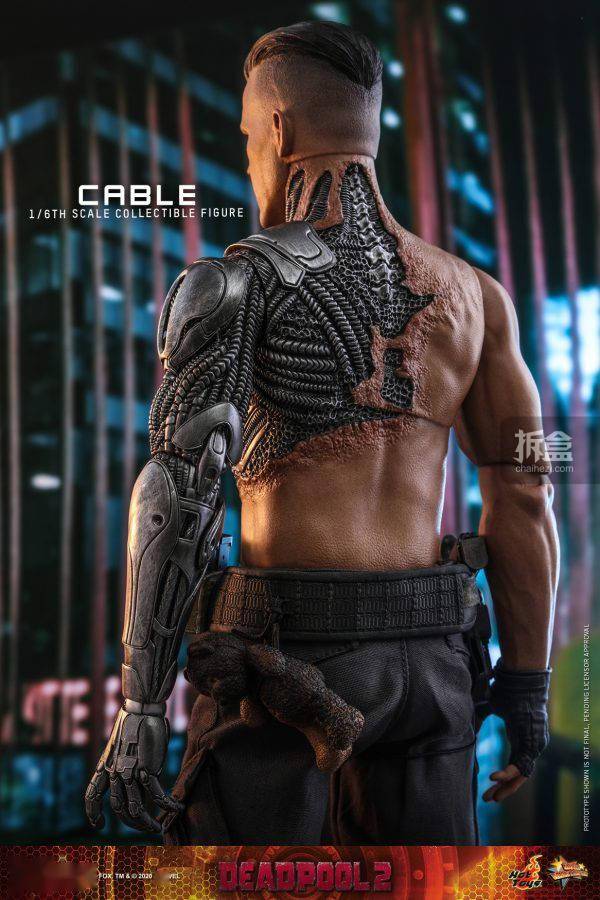 hottoys《死侍2》cable 电锁 电索 1/6可动人偶