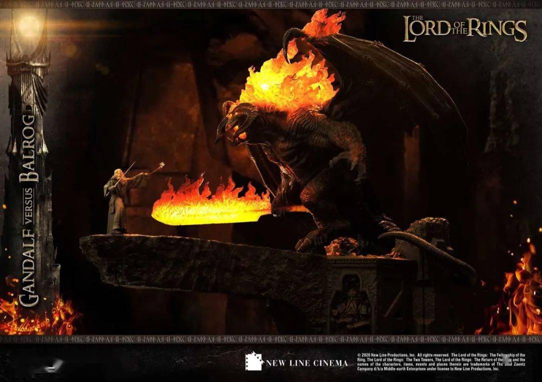 新品预定prime1studiopmlotr02ex指环王甘道夫vs炎魔