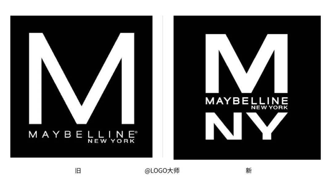 maybelline美宝莲换新logo