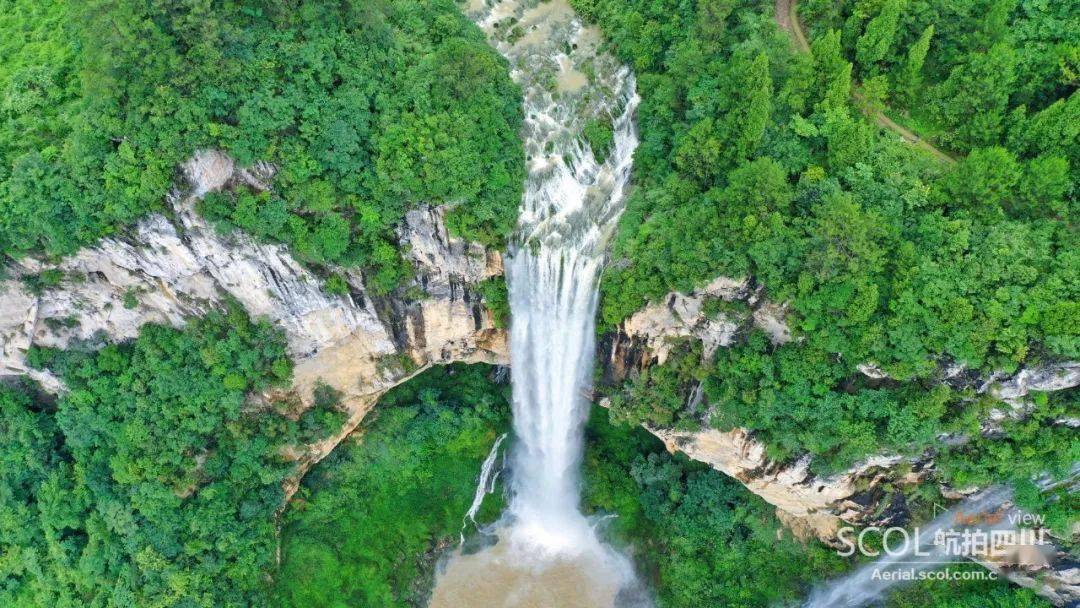 泸州古蔺|瞰川黔最高悬空瀑布 壮观如峭壁坠雪