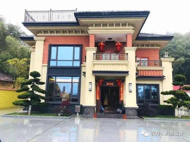 12栋农村实拍别墅实景图,能建的起第5栋的人肯定很有钱