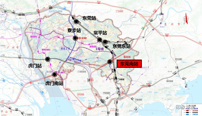 赣深铁路东莞南站塘厦站将建南北两个广场总面积555万平方米