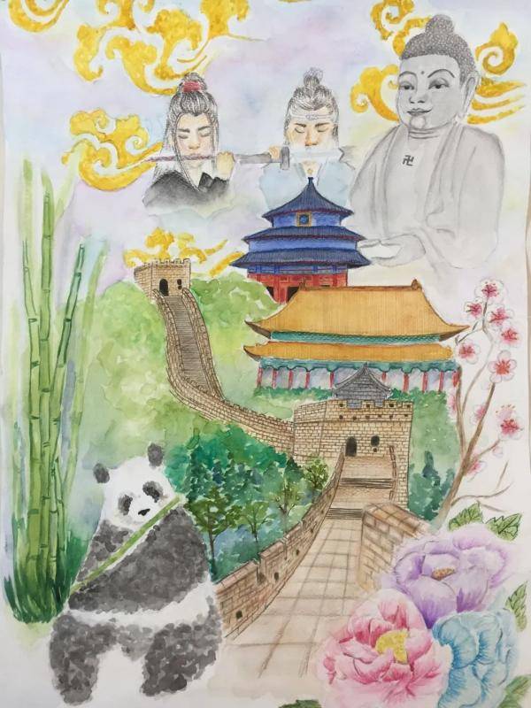 "我眼中的美丽中国"少儿绘画比赛献礼中泰建交45周年