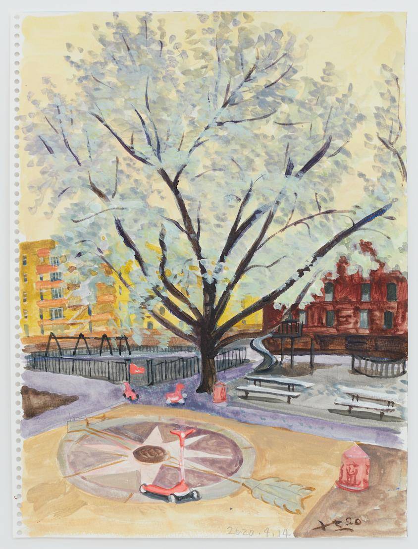 刘小东|因为疫情滞留，中国画家画下纽约的脆弱一面