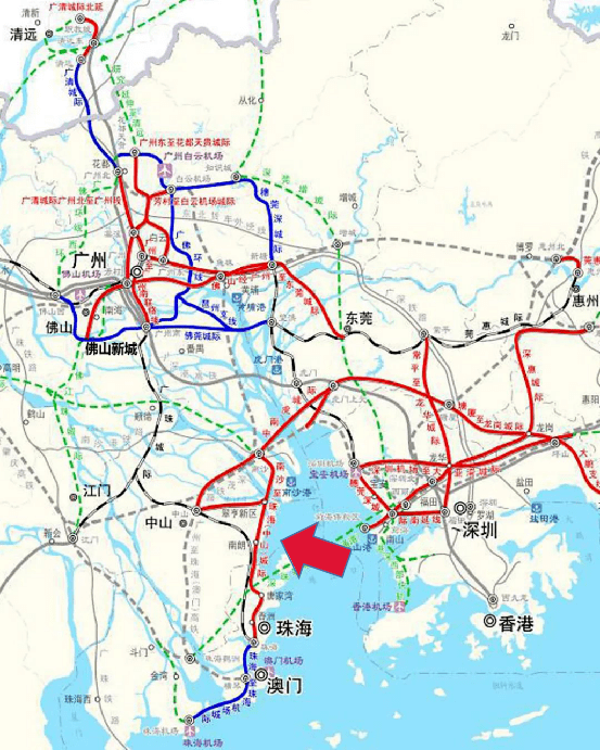 全面覆盖大湾区中心城市,节点城市和广州,深圳等重点都市圈; 远期到