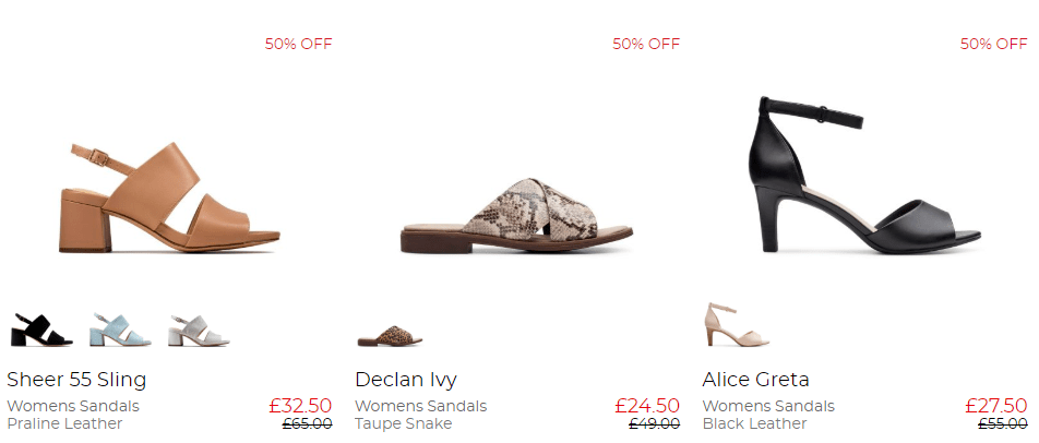 英国|超好穿的Clarks大促低至4折！舒服不磨脚的夏鞋这里挑