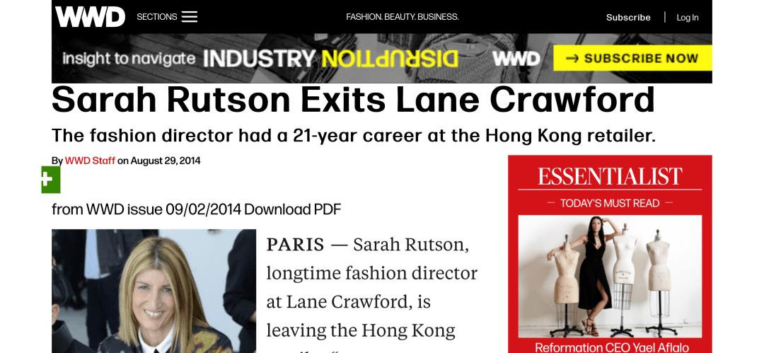 品牌|聊天｜在连卡佛做买手是怎样的一种体验？