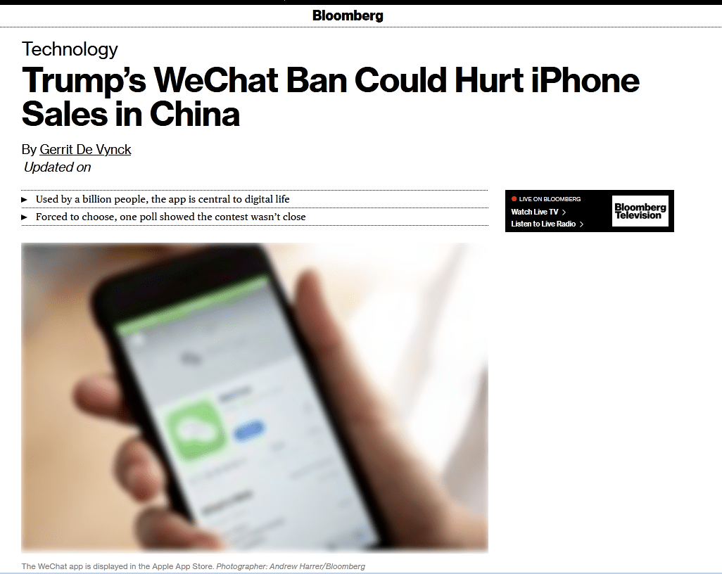 iPhone|放弃苹果还是卸载微信?美媒开始担心苹果了！