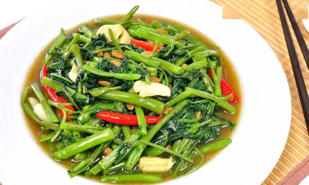 但是由于现在也是空筒菜的旺季