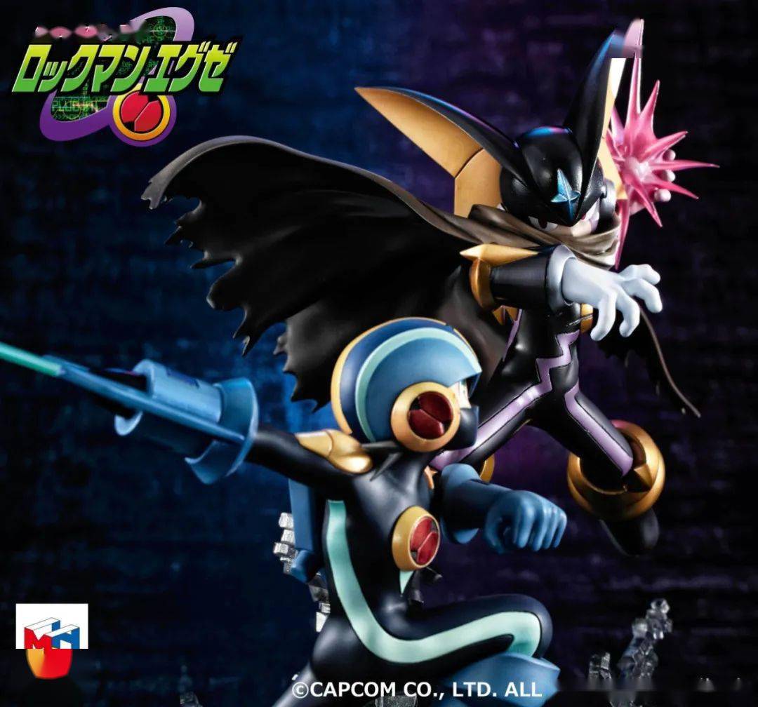 新品预定 megahouse 游戏角色系列dx 洛克人exe 洛克人exe&佛鲁迪exe