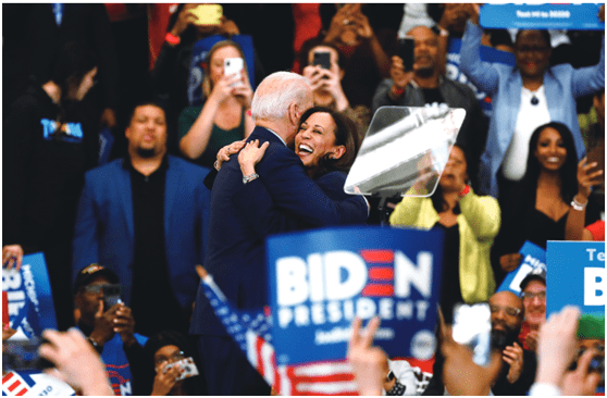 特朗普|拜登宣布哈里斯为其竞选搭档，特朗普:哈里斯令人厌恶