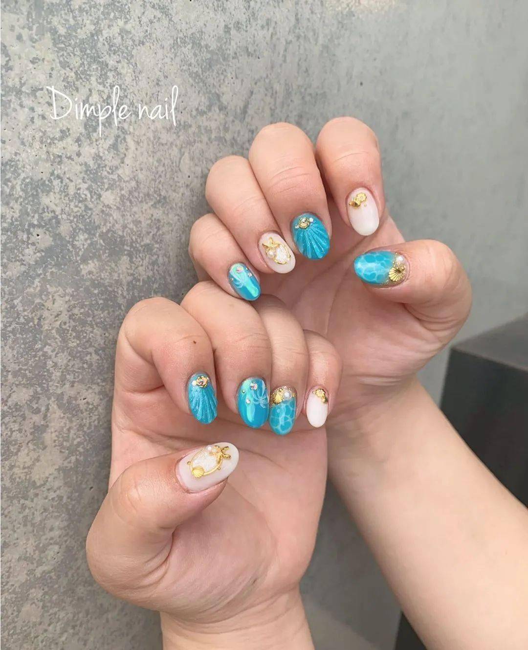 元素|每刻美丨50+例夏季美甲样板