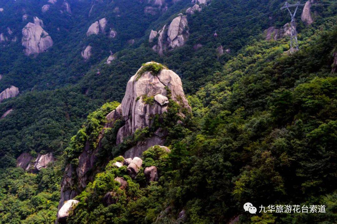 九华山花台花岩石语