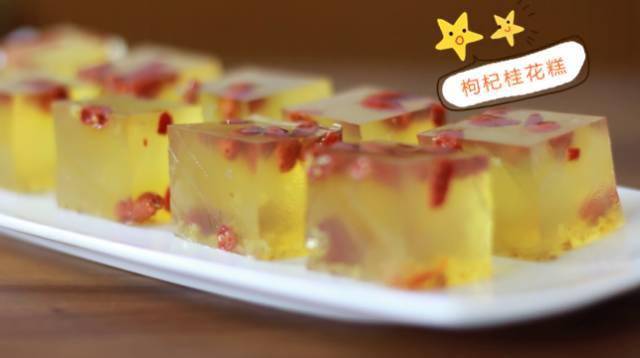 在家自制简易小甜品糕点,以后不用去外面买了,那就是桂花糕!