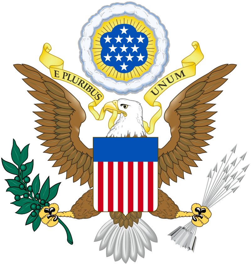美国的国旗与国徽美国全称"美利坚合众国",始于16世纪欧洲对北美的