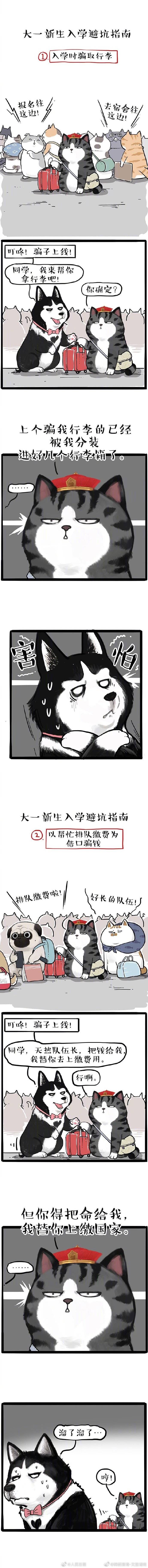 指南|实用！漫画版开学防骗指南