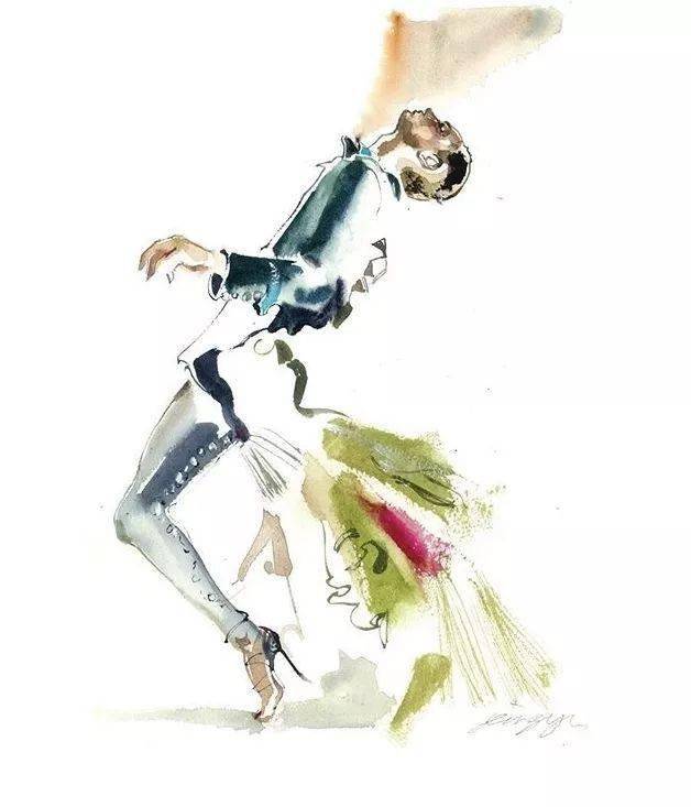 Chiu|超级仙美的绘画步骤分享！Ping-Yu Chiu助你水彩时装画更上一层楼！