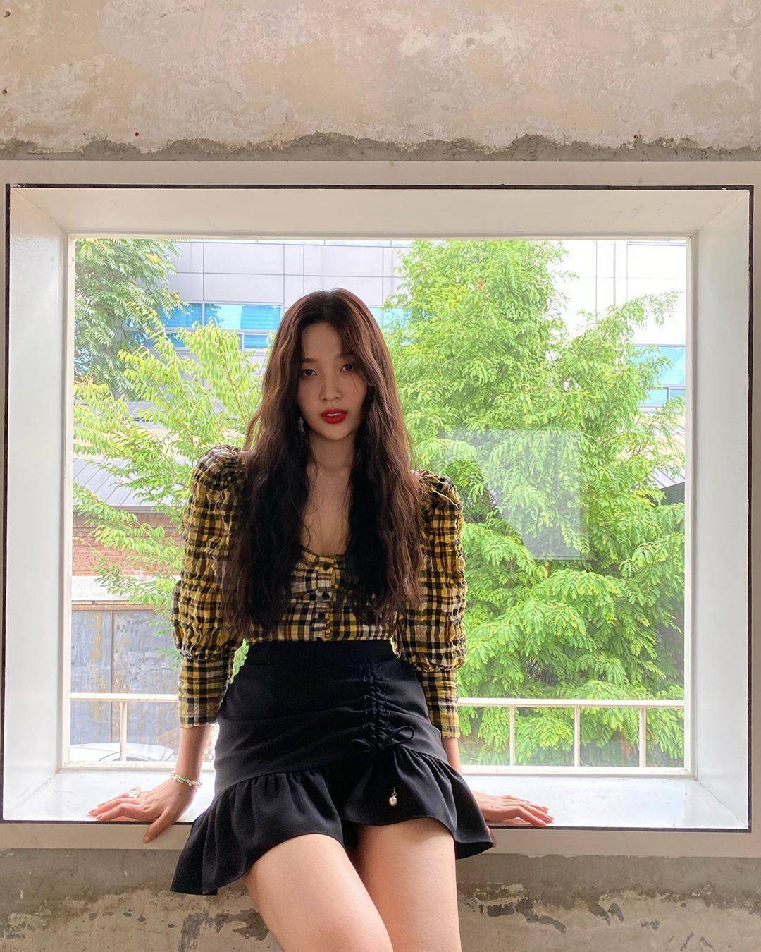 Red Velvet Joy“拉面头”默契消化的优越美貌
