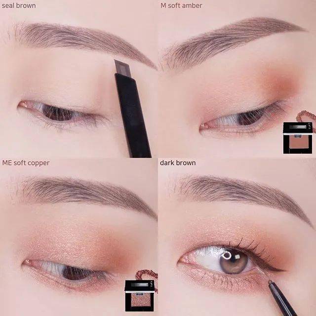 眼线|姜涩琪的眼妆迷倒了我，学习单眼皮怎么画都好看的秘诀