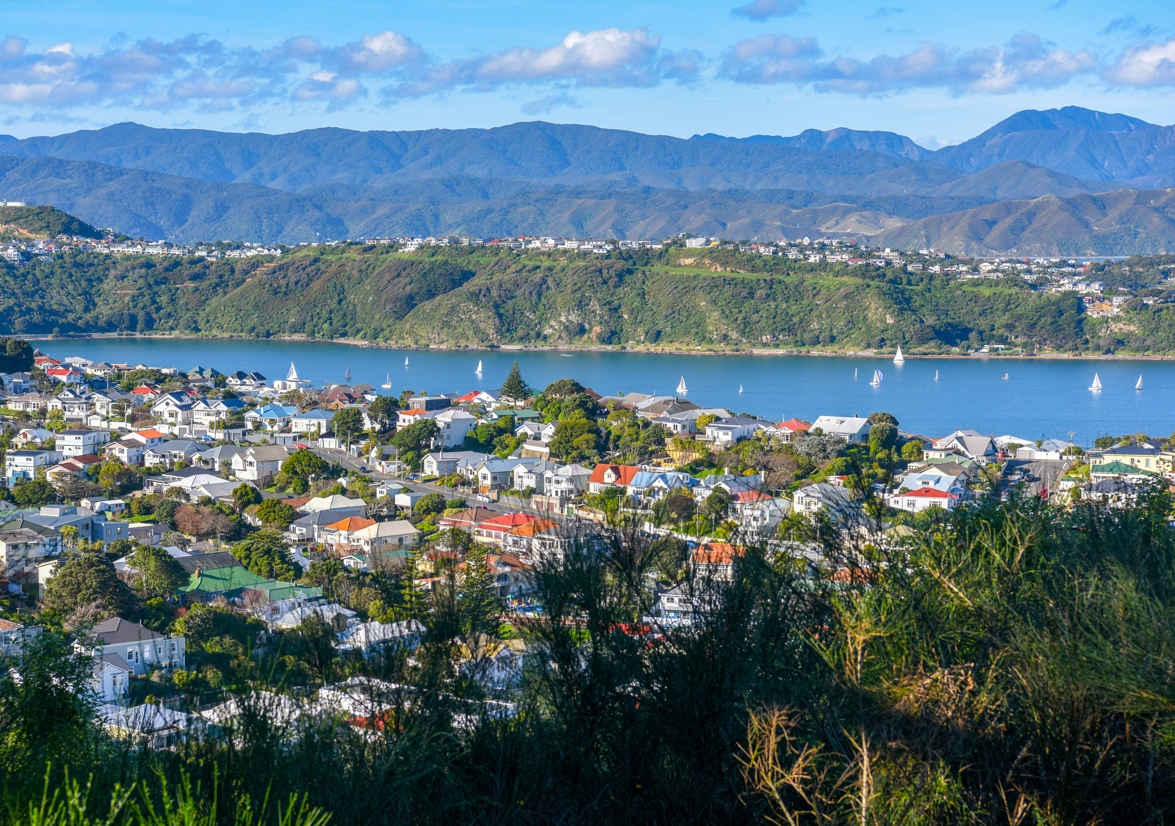 新西兰皇后镇全景高清图片下载-正版图片500426719-摄图网