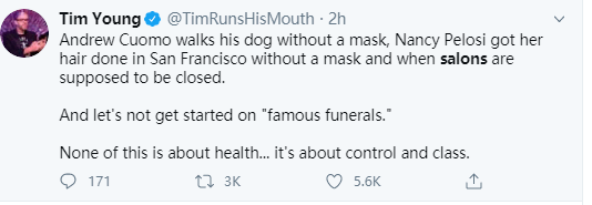 佩洛西违反防疫规定被批“耍特权”惹怒美国人