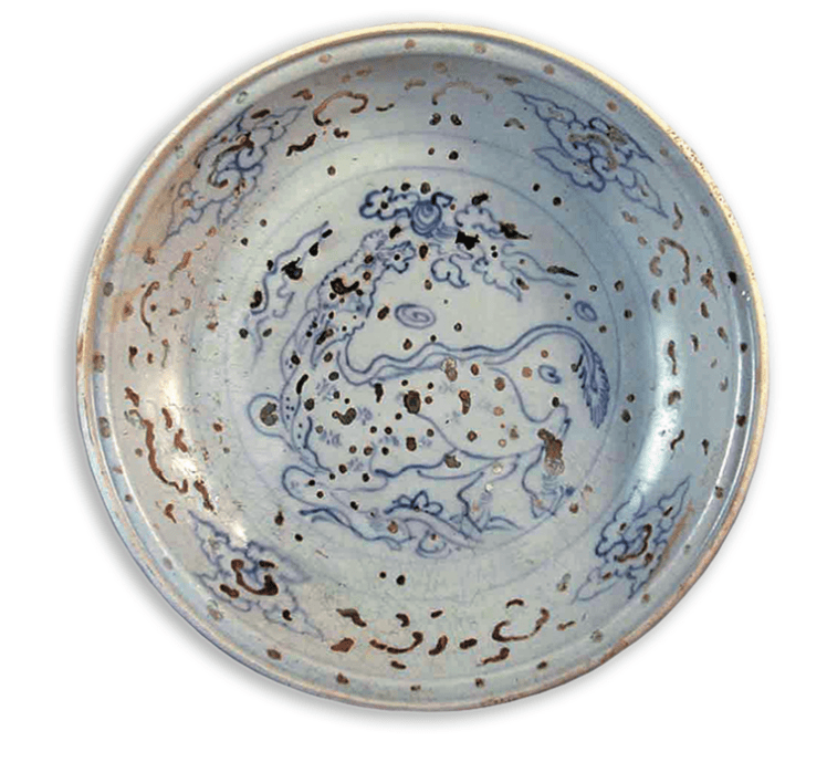 大盘|鉴赏｜亚洲历史文化背景下的越南彩绘瓷