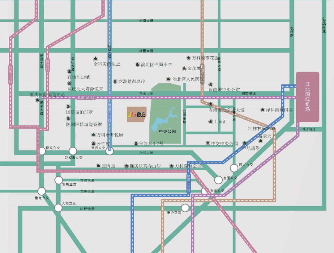 区域交通布局规划图