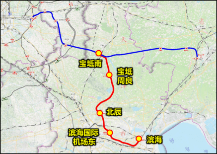 京津冀城际铁路近期规划,在建项目一览