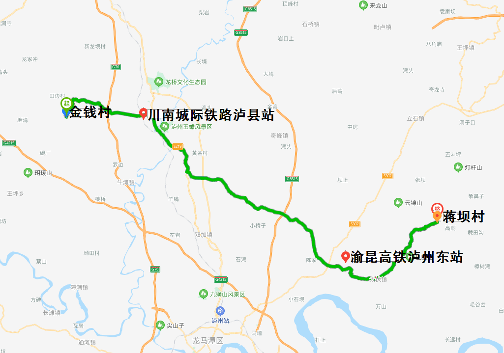 连接泸州两座高铁站,泸东大道预计明年开工建设
