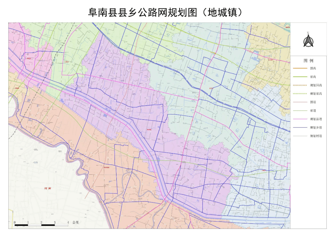 涉及全县28个乡镇,阜南农村公路网规划公示!快看经过你家吗?