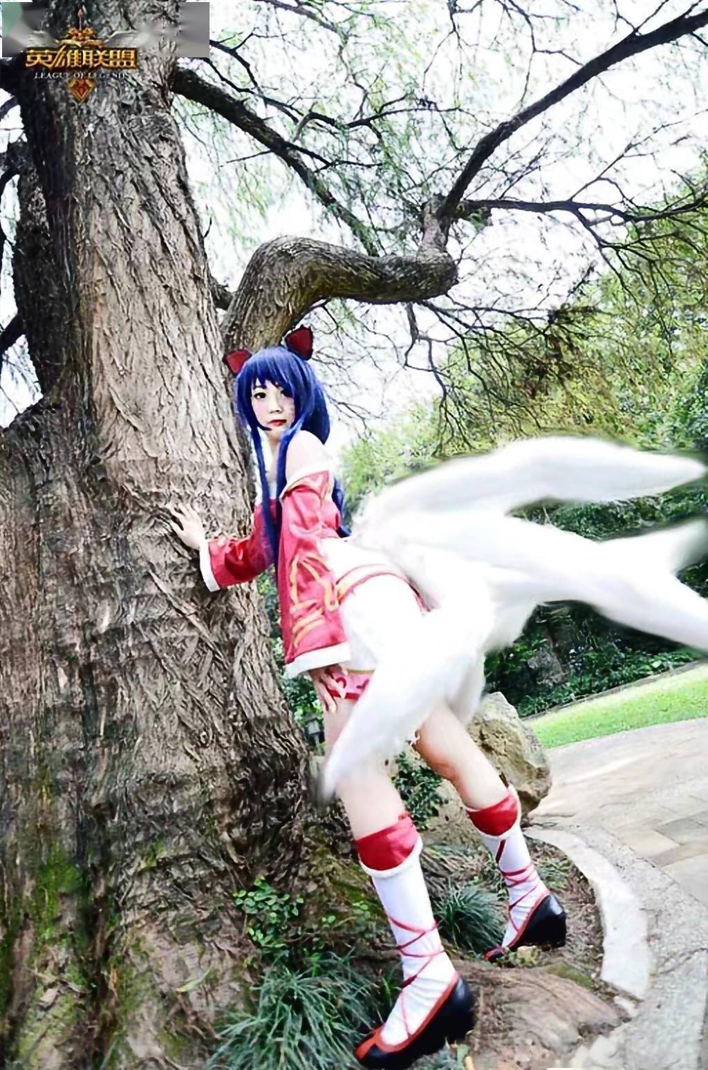 英雄联盟九尾妖狐阿狸cosplay