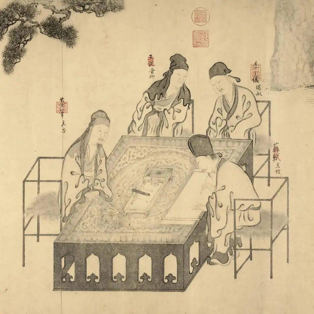 李公麟 西园雅集图(局部) 台北故宫博物院藏对爱好苏东坡的读者而言
