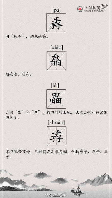 扫盲|扫盲帖！这些生僻字，你认得几个？