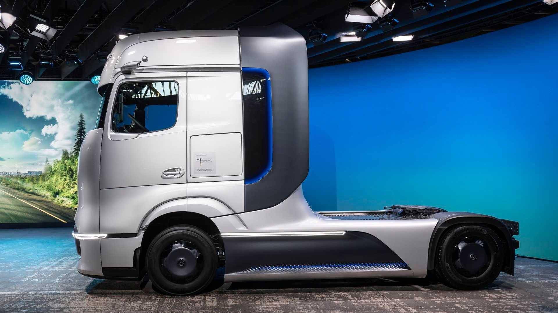 新能源新势力:奔驰推出 genh2 卡车燃料电池概念卡车