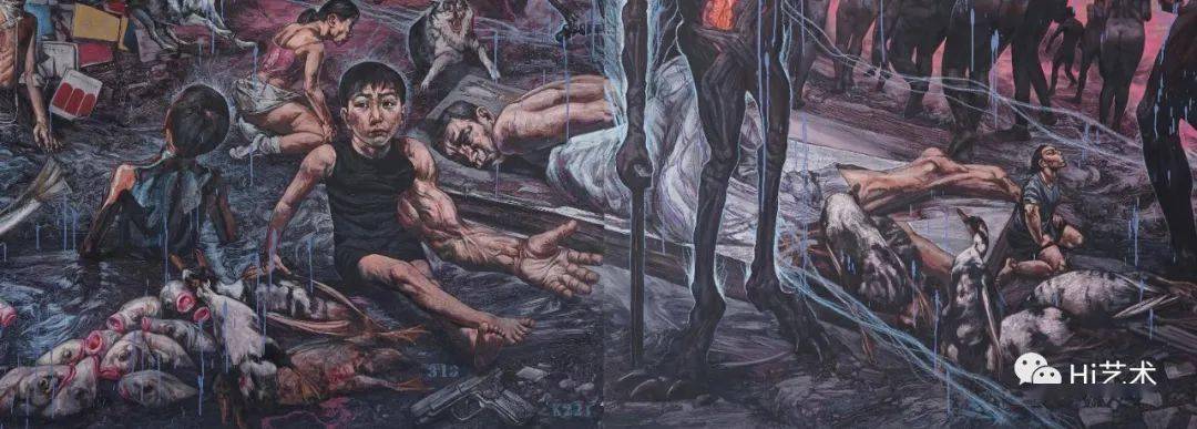 他的画又"悲"又"丑",却是最不可忽视的魔幻现实_手机