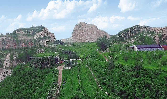 修复治理后的燕山矿山全景