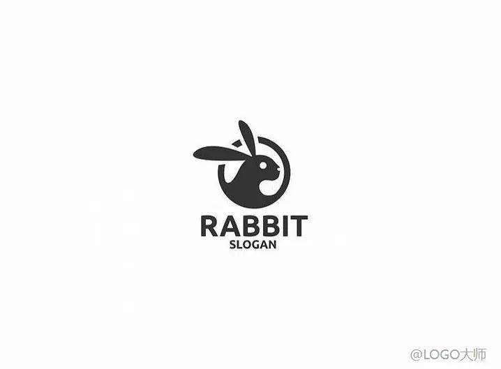 兔子元素创意logo设计欣赏