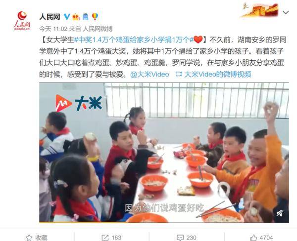 可可|大学生中奖1.4万个鸡蛋，这样吃了！网友点赞：可可爱爱~