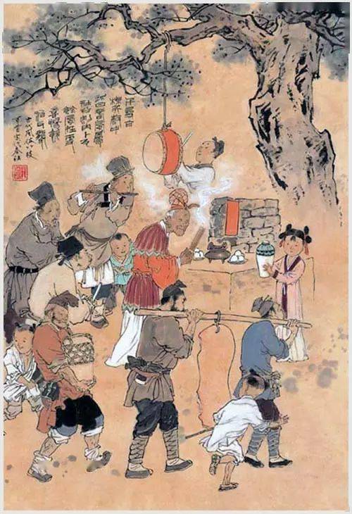 中国古代风俗一百图,大开眼界,收藏啦!