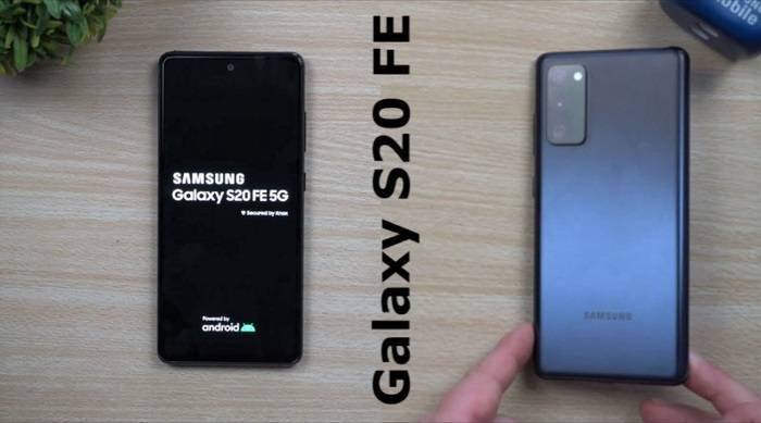 三星galaxys20fe已在视频中被抢先曝光