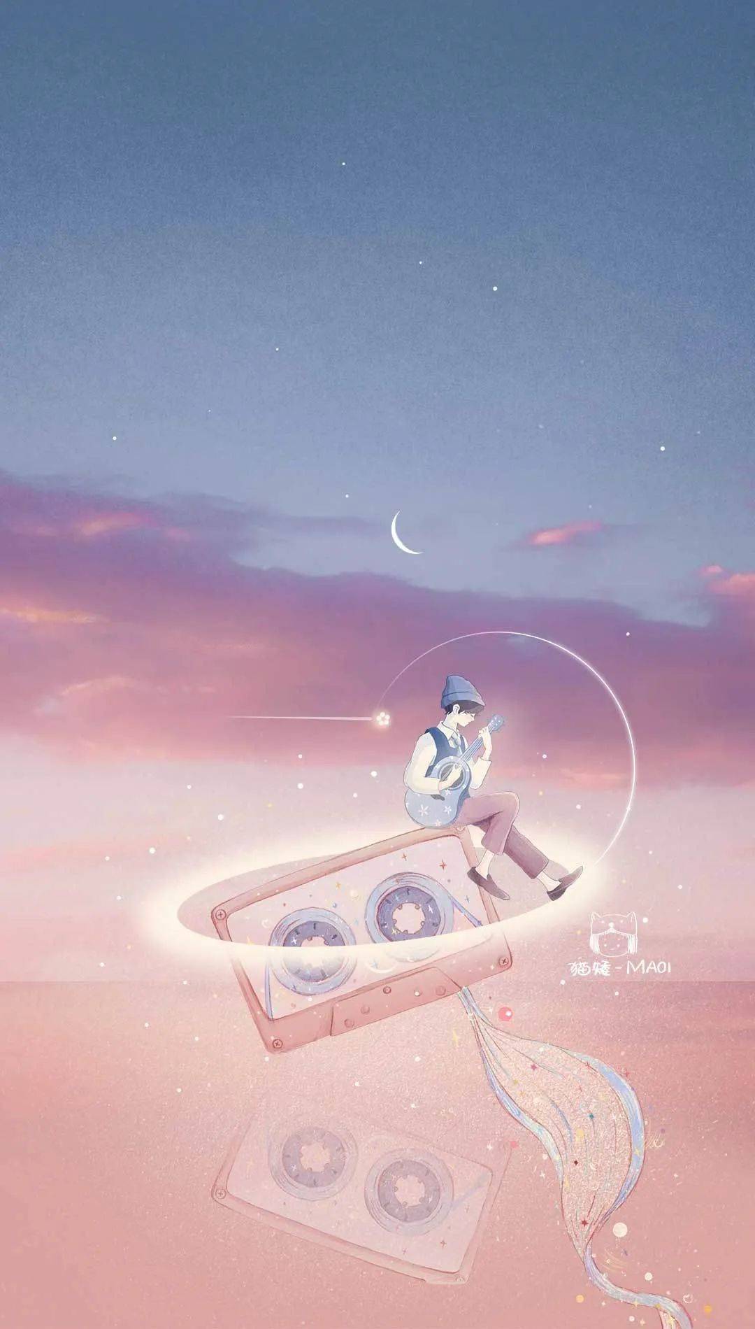 粉色系壁纸 | p i n k m o o n