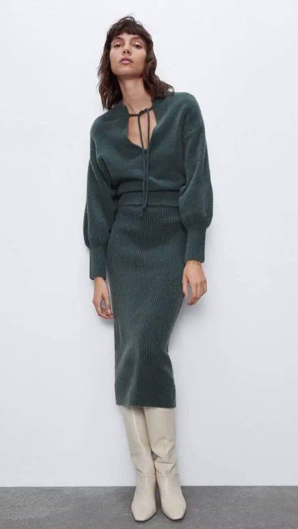 必备|秋天必备的针织,这样穿会更显气质