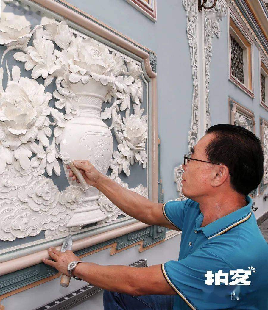 灰刀上的技艺—走近文昌灰雕艺人许达联